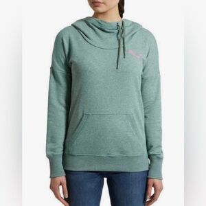 PUMA Women's Refresh Hoodie (Laurel Wreath Heather, size medium)